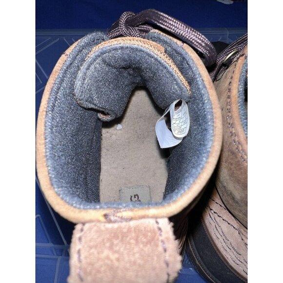 UGG Waterproof Zetik Leather Duck Boots Men’s Brown Tan Tops 1017304 Sz 9 - Picture 12 of 14